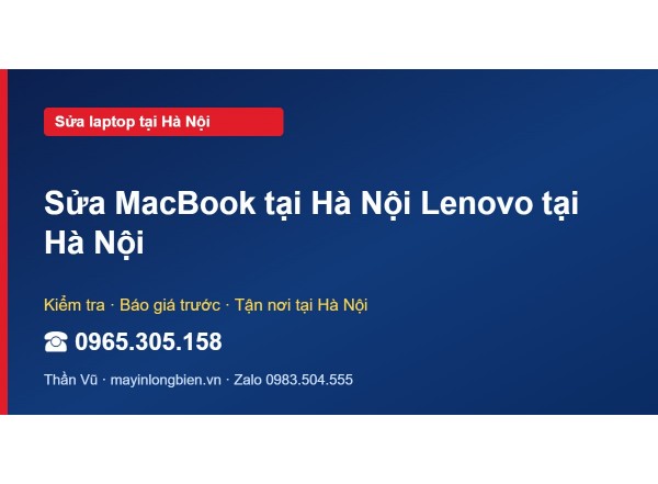 Sửa MacBook tại Hà Nội Lenovo tại Hà Nội