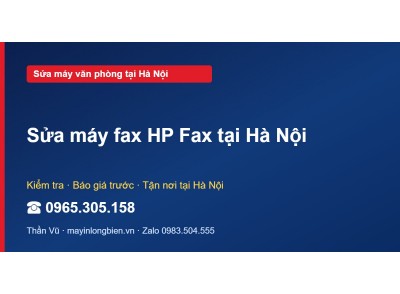 Sửa máy fax HP Fax tại Hà Nội