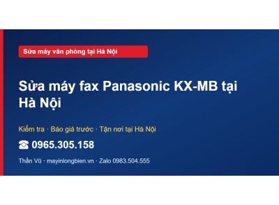 Sửa máy fax Panasonic KX-MB tại Hà Nội