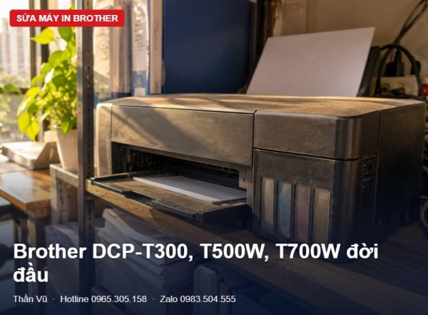 Sửa máy in Brother DCP-T300, T500W, T700W | Thần Vũ