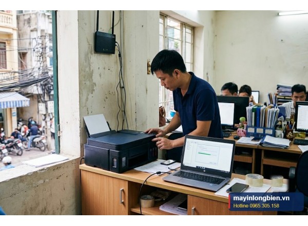 Sửa máy in Brother DCP-T510W lỗi WiFi, in sọc | Thần Vũ