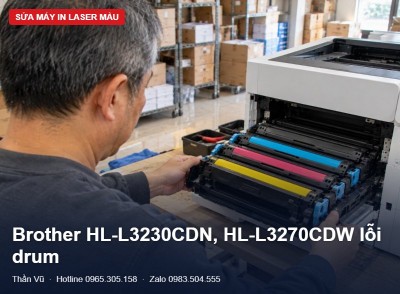Sửa máy in Brother HL-L3270CDW, HL-L3230CDN | Thần Vũ