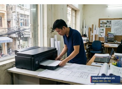 Sửa máy in Brother HL-T4000DW kéo giấy A3 lỗi | Thần Vũ