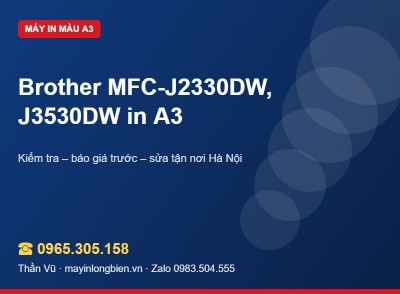 Sửa máy in Brother MFC-J3530DW, J2330DW | Thần Vũ