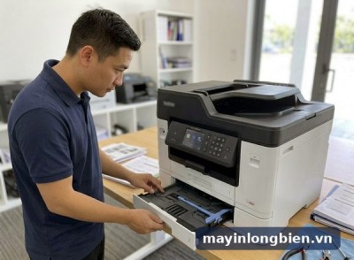 Brother MFC-J6945DW kẹt khay A3, lỗi hộp mực, in 2 mặt