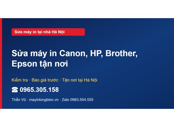 Sửa máy in Canon, HP, Brother, Epson tận nơi