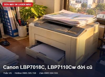 Sửa máy in Canon LBP7018C, LBP7110Cw | Thần Vũ