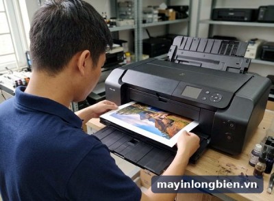 Sửa Canon PRO-100, PRO-200: ảnh sai màu, không kéo giấy A3+