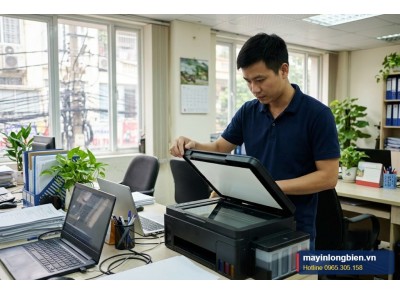 Sửa máy in Epson L210, L220 lỗi scan, sọc ngang | Thần Vũ
