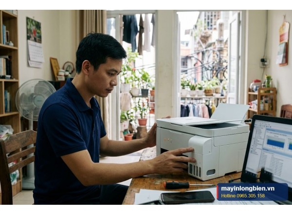 Sửa máy in Epson L3150, L3250 tại nhà Hà Nội | Thần Vũ