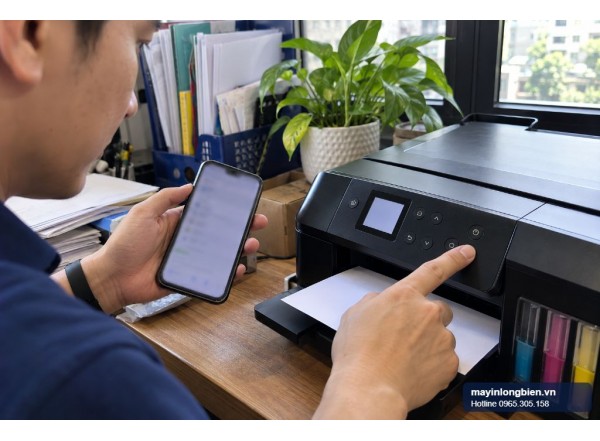 Sửa máy in Epson L3260: WiFi, sọc ngang, mực thải | Thần Vũ
