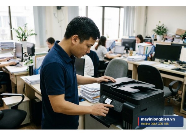 Sửa máy in Epson L5190 tại văn phòng Hà Nội | Thần Vũ