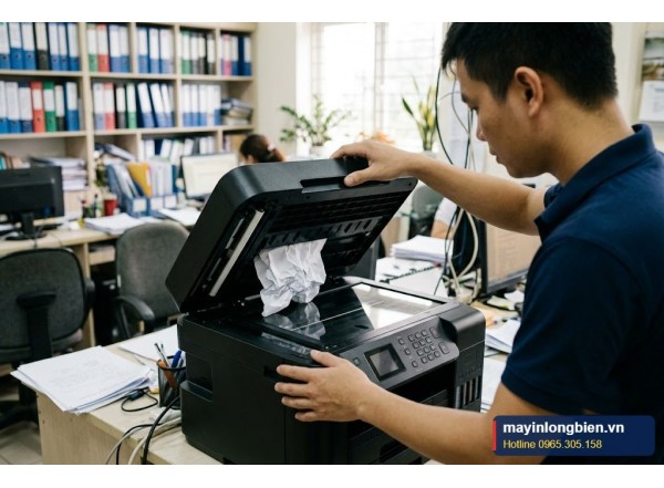 Sửa máy in Epson L550, L565 kẹt ADF, in mờ | Thần Vũ