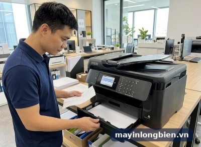 Epson WF-7710 kẹt giấy, kẹt ADF, in sọc: gỡ và xử lý