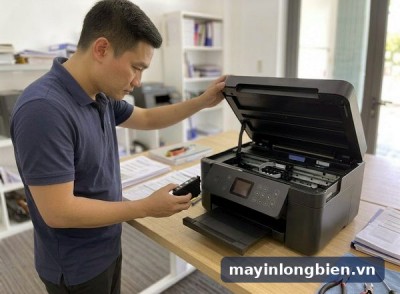 Sửa Epson XP-8600, XP-8700: lỗi chip hộp mực, khay in đĩa CD
