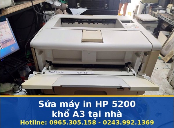 Sửa Máy In HP 5200 Khổ A3 Tại Nhà Hà Nội Uy Tín, Có Bảo Hành