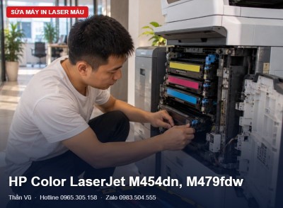 Sửa máy in HP M454dn, M479fdw tại Hà Nội | Thần Vũ