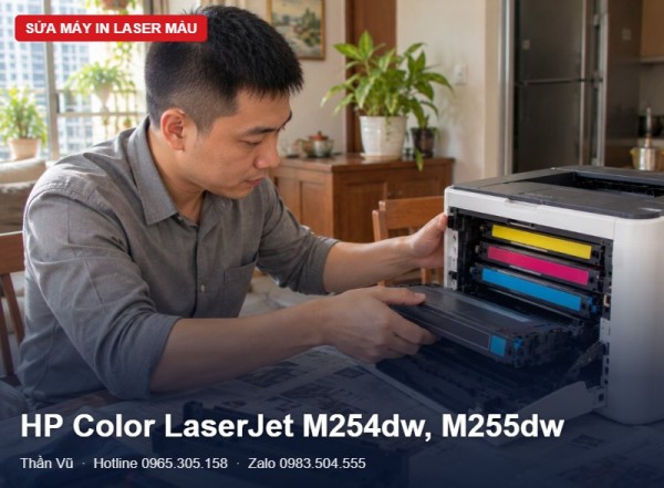 Sửa máy in HP M254dw, M255dw tại Hà Nội | Thần Vũ