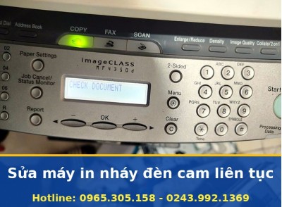 Sửa Máy In Nháy Đèn Cam Liên Tục Tại Nhà Hà Nội, Có Bảo Hành