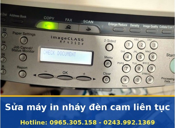 Sửa Máy In Nháy Đèn Cam Liên Tục Tại Nhà Hà Nội, Có Bảo Hành