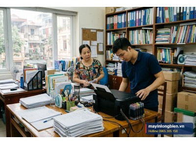 Sửa máy in phun trường học, trung tâm | Thần Vũ
