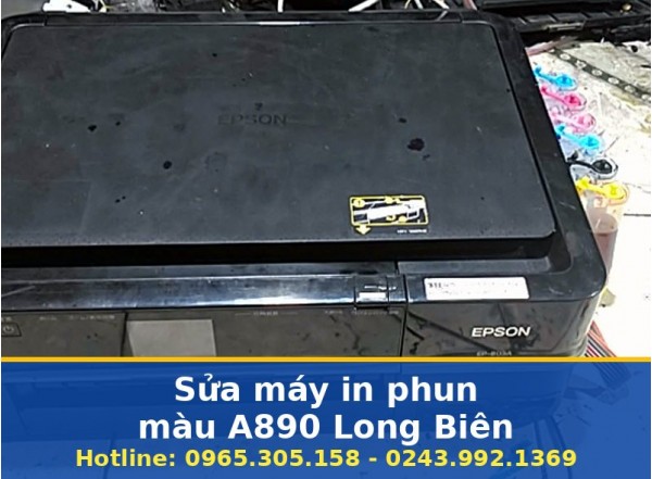 Sửa Máy In Phun Màu A890 Tại Long Biên Uy Tín, Báo Giá Trước