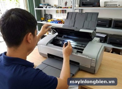 Sửa Epson 1390 tại Long Biên: tắc đầu dẫn mực, kẹt giấy A3