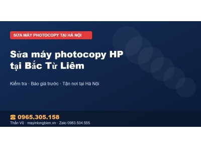 Sửa máy photocopy HP tại Bắc Từ Liêm