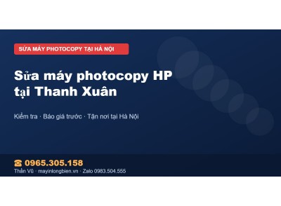 Sửa máy photocopy HP tại Thanh Xuân