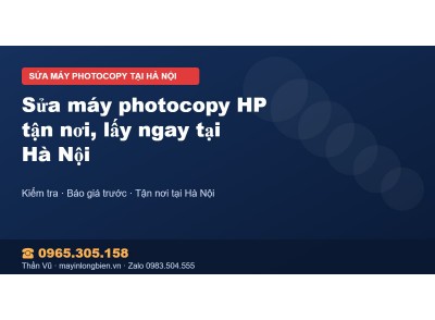 Sửa máy photocopy HP tận nơi, lấy ngay tại Hà Nội