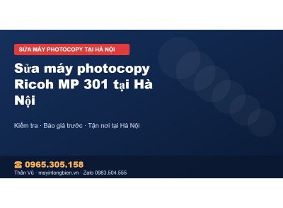 Sửa máy photocopy Ricoh MP 301 tại Hà Nội