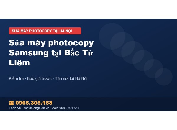 Sửa máy photocopy Samsung tại Bắc Từ Liêm