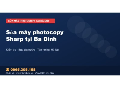 Sửa máy photocopy Sharp tại Ba Đình