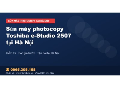 Sửa máy photocopy Toshiba e-Studio 2507 tại Hà Nội