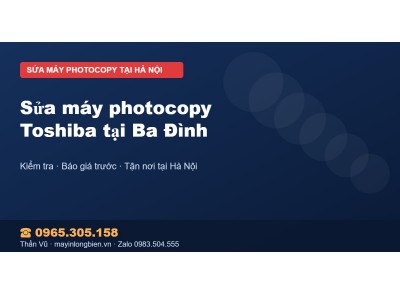Sửa máy photocopy Toshiba tại Ba Đình