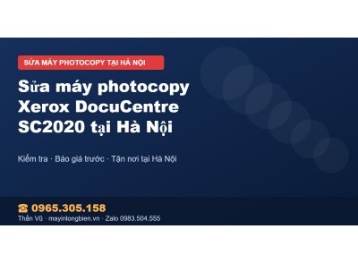 Sửa máy photocopy Xerox DocuCentre SC2020 tại Hà Nội
