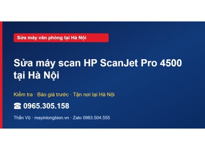 Sửa máy scan HP ScanJet Pro 4500 tại Hà Nội
