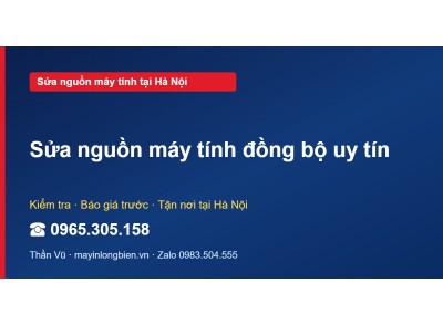 Sửa nguồn máy tính đồng bộ uy tín