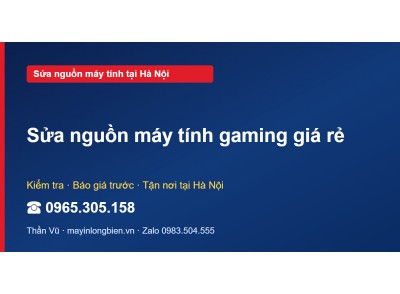 Sửa nguồn máy tính gaming giá rẻ