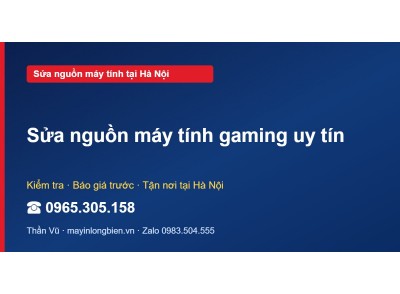Sửa nguồn máy tính gaming uy tín
