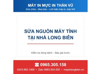 Sửa nguồn máy tính uy tín tại nhà Long Biên Hà Nội