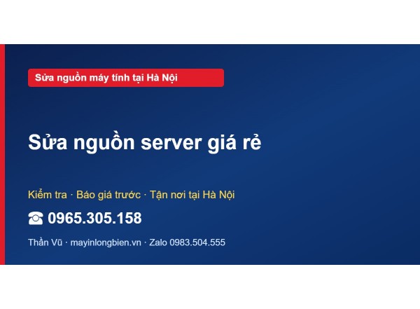 Sửa nguồn server giá rẻ