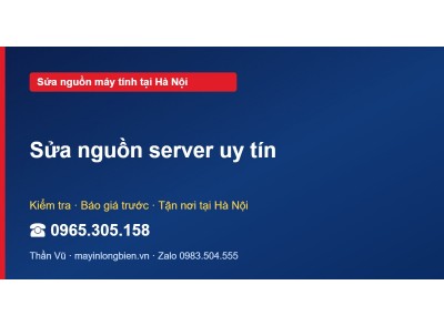 Sửa nguồn server uy tín