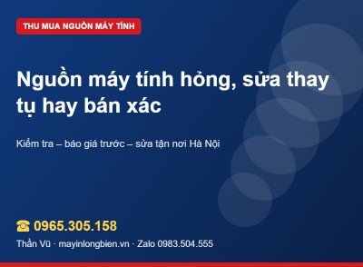 Sửa hay bán nguồn máy tính hỏng? | Thần Vũ
