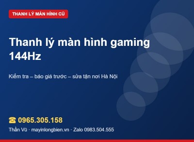 Thanh lý màn hình gaming 144Hz, 165Hz cũ | Thần Vũ