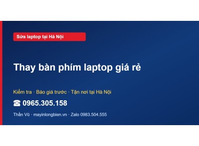 Thay bàn phím laptop giá rẻ