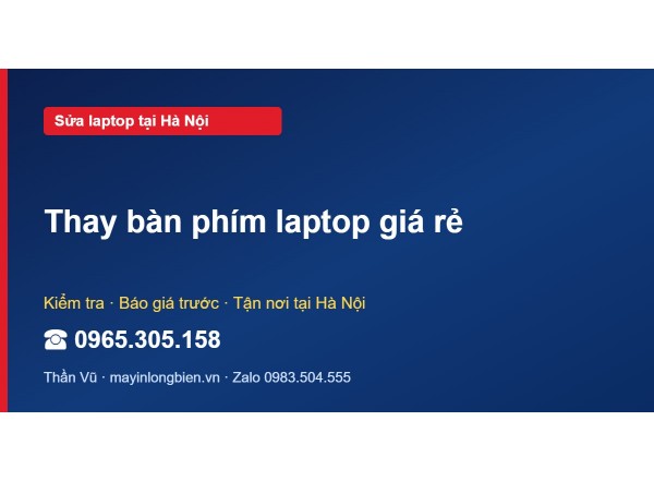 Thay bàn phím laptop giá rẻ