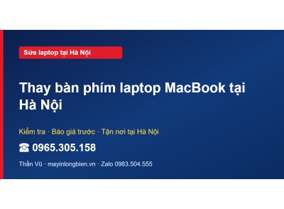 Thay bàn phím laptop MacBook tại Hà Nội