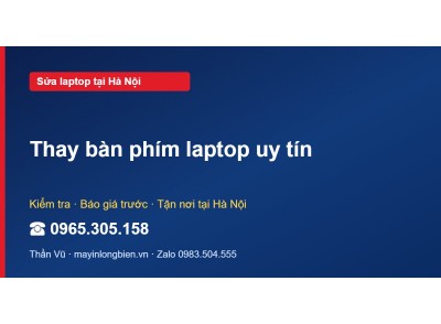 Thay bàn phím laptop uy tín