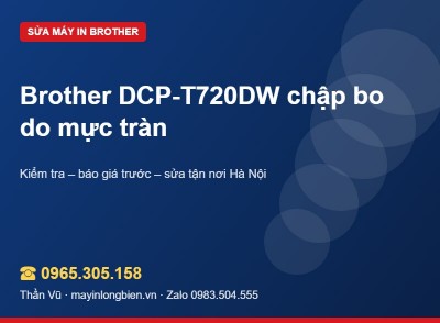 Bo mạch Brother DCP-T720DW chập do mực tràn | Thần Vũ